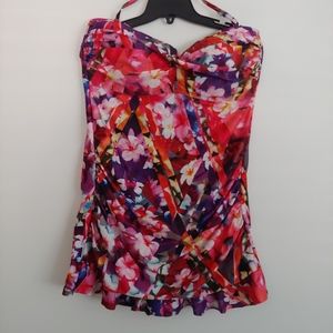 Swimsuits For All one piece skirt swim suit 16